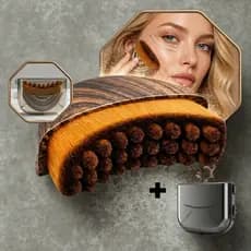 Kit Escova Facial Drenagem Linfática Macia Reduz Rugas E Inchaço Modeladora Alivia Relaxante Cuidado