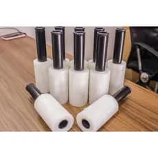 10 Rolos De Filme Stretch Plastico com aplicador  P/ Mala De Viagem, volante e outros...