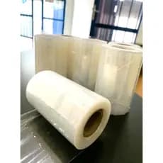 30 Rolos Filme Plastico Stretch 10cm Sem Cabo Transparente