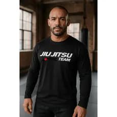 Camiseta Para Jiu Jitsu Dry Fit Tecido Respirável Confortável Treino