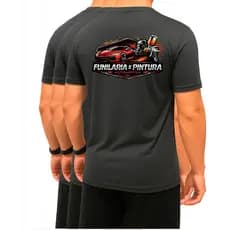 Kit 3 Camisetas Para Funilaria E Pintura Uniforme Funileiro