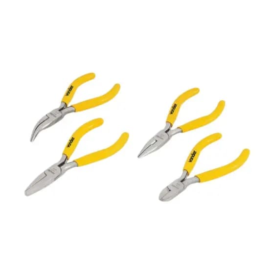 Kit Minialicates Vonder 4 Pçs 4.1/2" Ferramentas Precisão Corte Bico Universal Para Uso Profissional