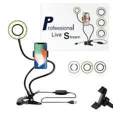 Ring Light Super Led Professional Live Stream Mesa C/suporte