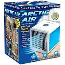 Mini Ar Condicionado Portátil Arctic Air Cooler Umidificador Climatizador Luz Led