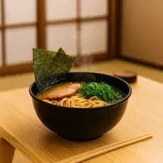 Kit Tigelas Japonesa em Melamina Fosca de 350ml e 800ml - Bowl Oriental P/Sushi, Yakissoba, Poke e Lámem com 2/4 e 6 Pçs