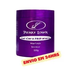 1 Gel Cera Pierry Lohan 500g Original Cola Modelador Cachos Baby Hair Trança Grand Pentear envio 24h