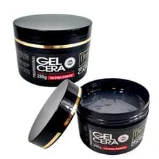 Gel cera ouribel ultra fixação 2 unidades hidratação e brilho  penteados baby hair