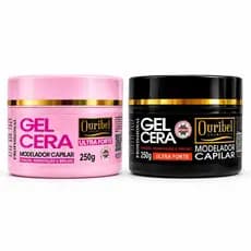 Gel Cera Capilar Ultra Forte Ouribel Lady 250g +Gel Cera Capilar Ultra Forte Ouribel 250g