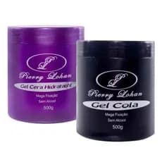 Kit 1 gel cera e 1 gel cola pierry lohan - 500gr