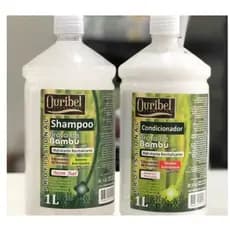 shampoo e condicionador bambú ouribel 1 litro cada