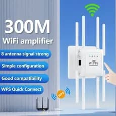 300 Mbps Wi-Fi 8 Antenna Repeater Extender WiFi Amplifier Signal Long Range Wireless Access Point fang