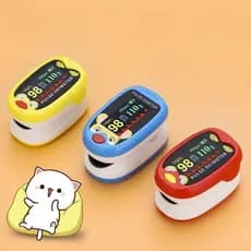 Oxímetro Infantil Neonatal Pediátrico De Dedo Digital Crianças Medidor Oxigênio Recarregável Pulse Fang