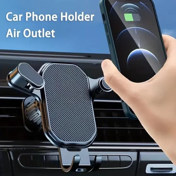 Suporte veicular para celular com grip de Pinça Fang