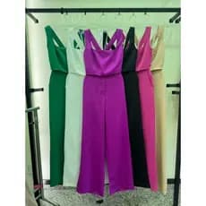 CONJUNTO ALFAIATARIA CROPPED E CALÇA PANTALONA VEM COM CINTO VERDE FUCSIA NUDE