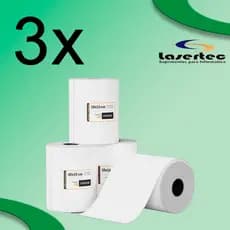 KIT COM 3 ROLOS Etiqueta térmica 10x15 cm (100x150 mm)  (205unid./rolo)  31 metros Marketpack