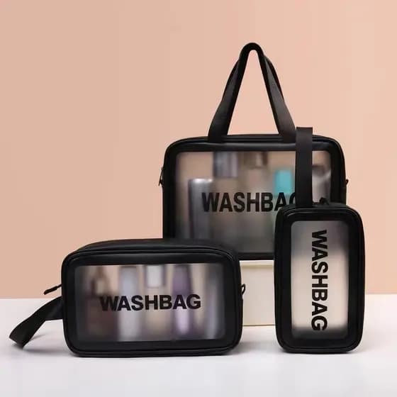 Necessaire  Maquiagem Feminina  Transparente a prova de água Remédios Ming