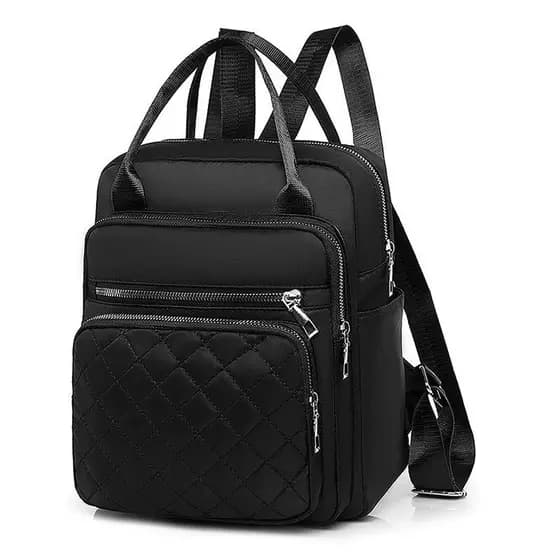 Mochila Feminina para Viagem Casual à Prova d'Água em Oxford, Se Torna Bolsa de Mão Alex