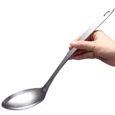 Colher de Arroz Grande Servir Aço Inoxidável Maciço 32 cm