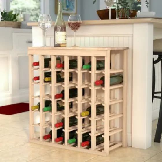 Adega de vinhos colmeia de madeira...