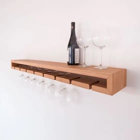 Suporte para taças e prateleira para garrafas  🍷 🍷..