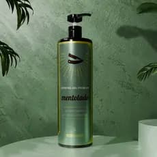 Shaving Gel de Barbear Mentolado 1L Produto Para Cabelo e Barba