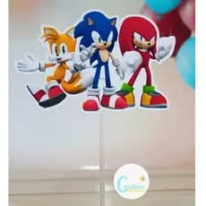 Toppers/Tags Docinho Sonic – Topper para Brigadeiro, Festa Infantil, Aniversário, decoração de doces de festa