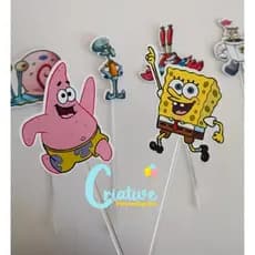 Toppers/Tags Docinho Bob Esponja – Topper para Brigadeiro, Festa Infantil, Aniversário,Decoraçao para doces de festa