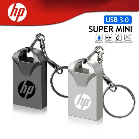 HP USB 3.0 4GB 32GB 128GB 512GB 1TB Pendrive , mini Pen drive À Prova D'água Com Chaveiro
