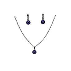 Conjunto Colar + Brincos Olho Grego Azul Proteção Feminino | Amuleto Contra Inveja   colar olho grego conjunto