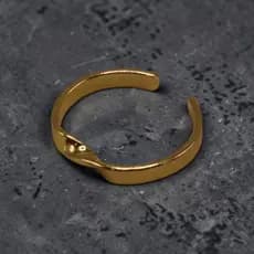 Anel Ajustável Minimalista Dourado  anel dourado feminino, anel minimalista, anel ajustável, anel delicado  anel moderno