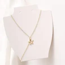 Colar Estrela Delicado Feminino Minimalista Dourado  colar feminino, colar estrela, colar dourado, colar delicado, colar