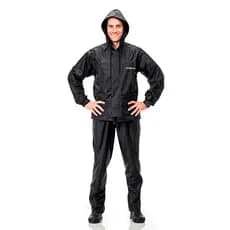 Capa De Chuva Motoqueiro Nylon Pantaneiro Com Capuz