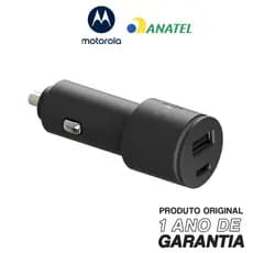Carregador Portátil Veicular Motorola Turbo Power 45w Sem Cabo