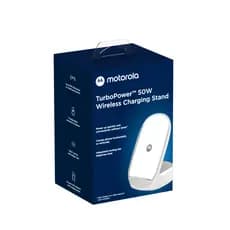 Carregador Wireless Motorola Turbo Power 50W Branco