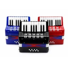 Sanfona Infantil 8 Baixos 17 Teclas Grande Instrumento Musical Criança Semipro Acordeon Gaita