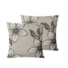 Kit 2 Capas de Almofadas Estampadas 48x48cm Com Ziper Invisível Decorativas