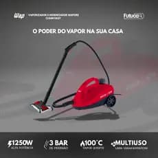 Limpador A Vapor WAP Wapore Clean Easy Higienizador Portátil Limpeza Pesada