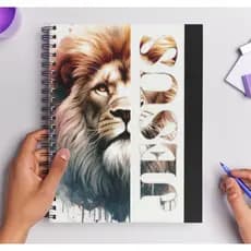 Caderno Devocional Masculino / Planner Devocional com Estudos Homens da Biblia e Como Ler a Bíblia