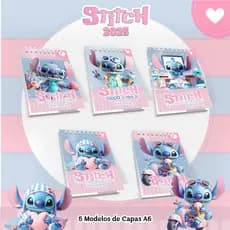 Stitch - Bloco de Anotações - Bloquinho de Anotação personalizado com Nome