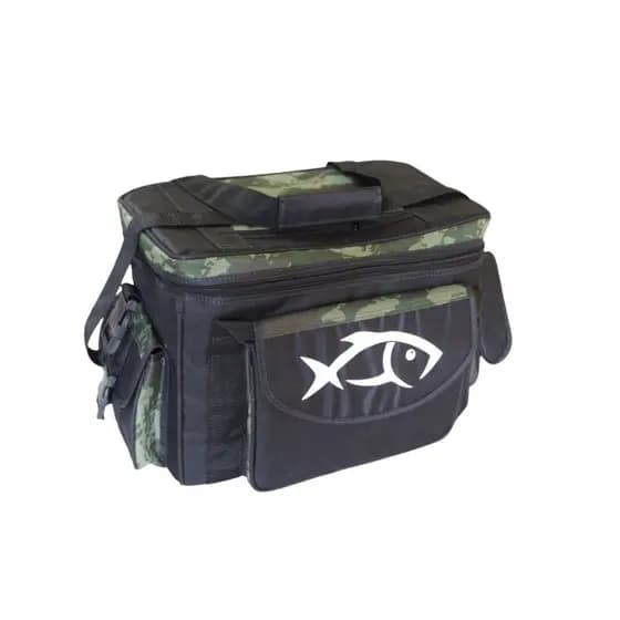 Bolsa térmica para camping e pescaria com 3 bolsos 45 cms.