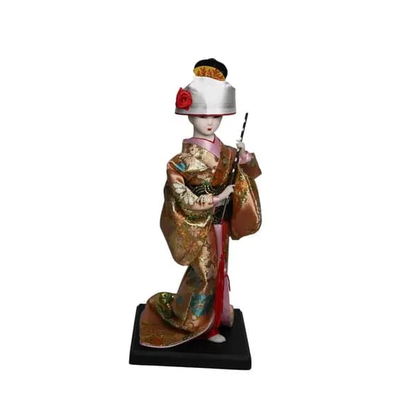 Boneca oriental gueixa 30 cm vários modelos