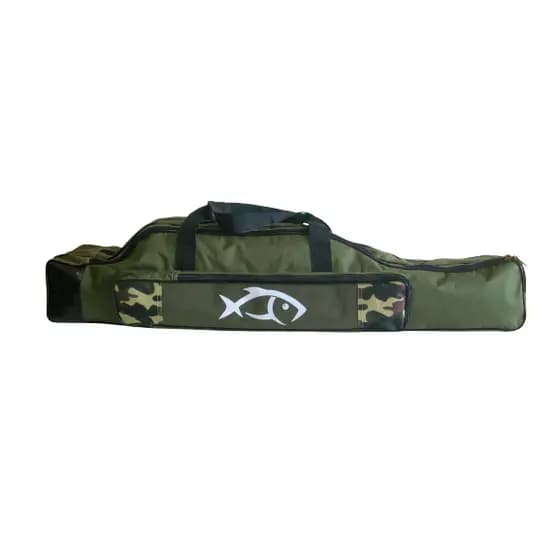 Capa Bolsa porta varas para pesca 1,00 mt com 3 repartições e 1 bolso