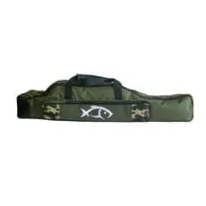 Capa Bolsa porta varas para pesca 1,00 mt com 3 repartições e 1 bolso