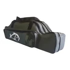 Bolsa capa porta varas pesca camping duas repartições e 1 bolso lateral 70 cms.