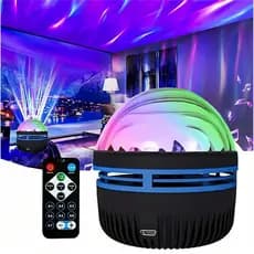 Mini Luz Estroboscópico De Projeção Globo Bola Magic Lâmpada Cores Vibrantes Feixes Luz Led RGB Colorida Rotativa L12114