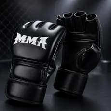 Luvas Mma Meio Dedo Treino Boxe Muay Thai Saco Fitness Luvaboxe
