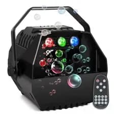 Máquina Bolha De Sabão 120ml Usb Com Luzes Sem Fio 1948816