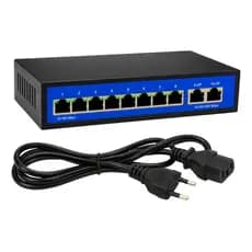 Switch De Rede Poe 8 Portas 10/100mbps + 2 Uplink Gigabit ATS182
