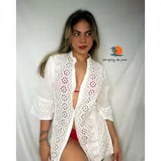 Bata de lese, alta qualidade, saída de praia