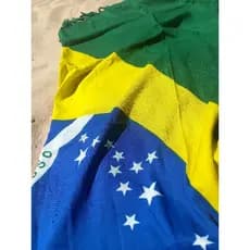 Canga da bandeira do Brasil, Canga do Brasil 100% viscose, alta qualidade
